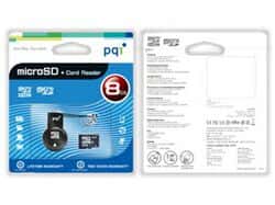 کارت حافظه پی کیو آی S725 8G micro SD+S725 Card Reader38334thumbnail